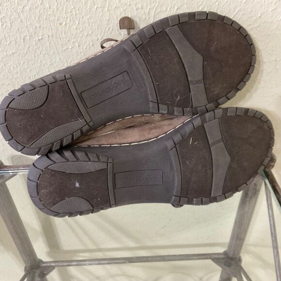 Natural Soul by Naturalizer Comfort Mules Size 7.5 M Women’s Brown Suede Slip On - Picture 7 of 11